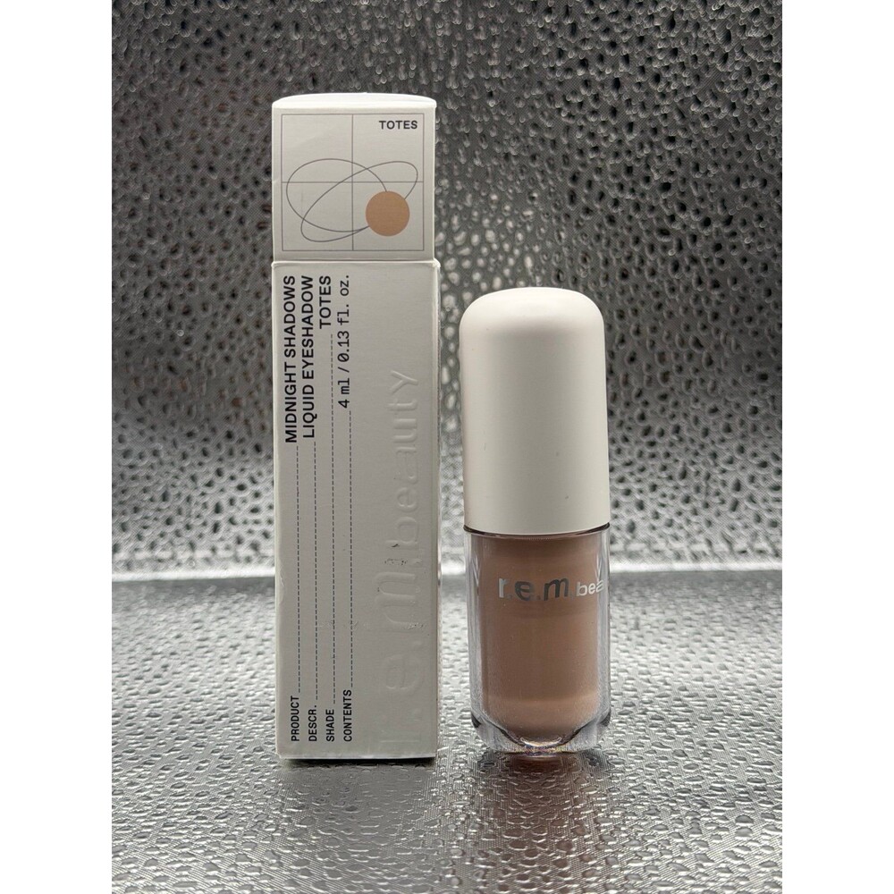 r.e.m. beauty Midnight Shadows Matte Liquid Eyeshadow TOTES Nude Beige NIB Disc
